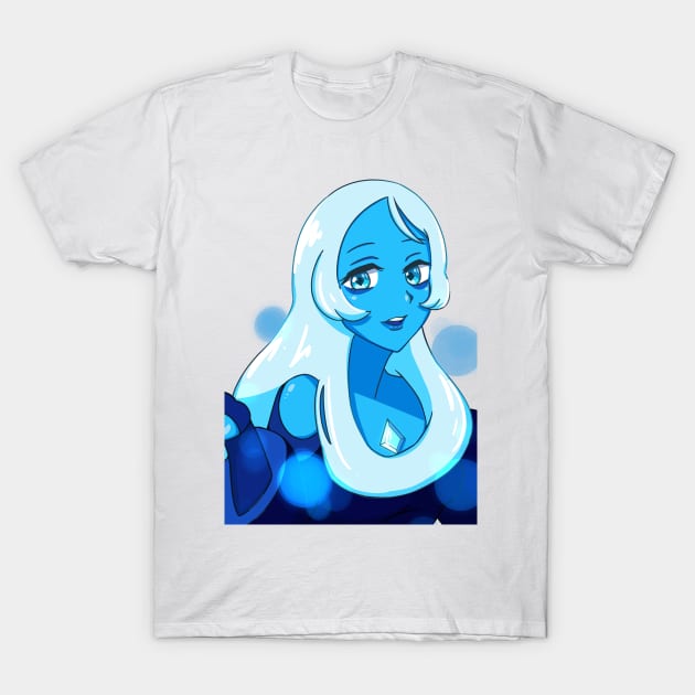 Blue diamond T-Shirt by Micowo